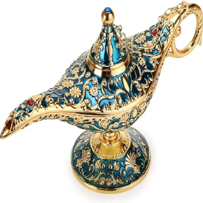Collectible Vintage Lamps - Vintage Magical Legend Aladdin Genie Lamp