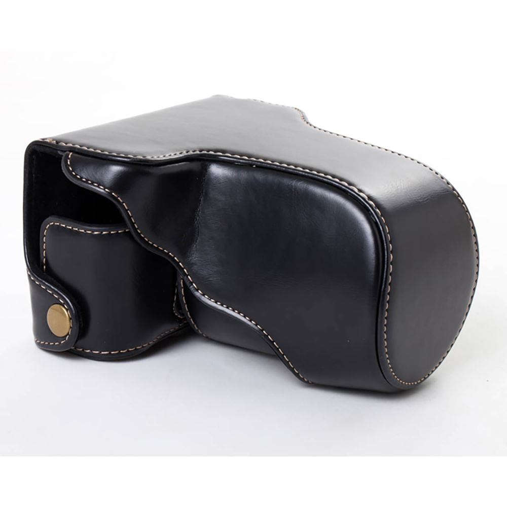 Camera Leather Case - PU Leather Camera Bag Case Lens