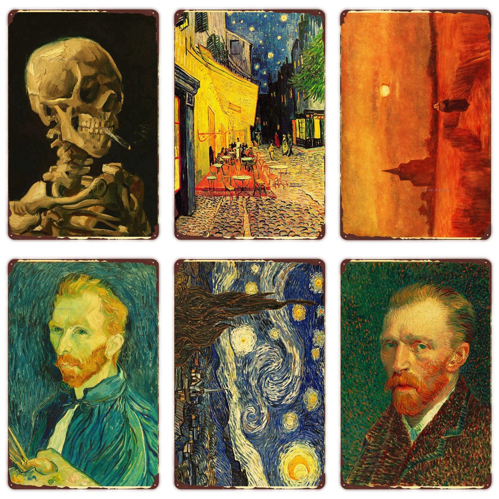 Van Gogh Painting Vintage Meta - Vintage Collectible Tins review and price