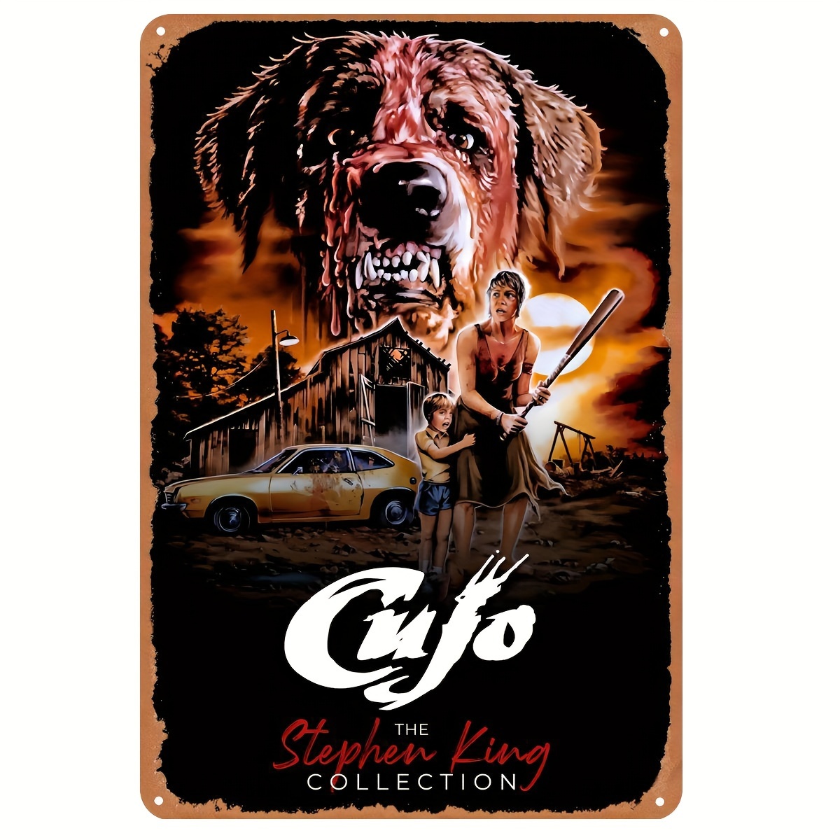 Cujo (1983) Vintage Metal Tin  - Vintage Collectible Tins review and price