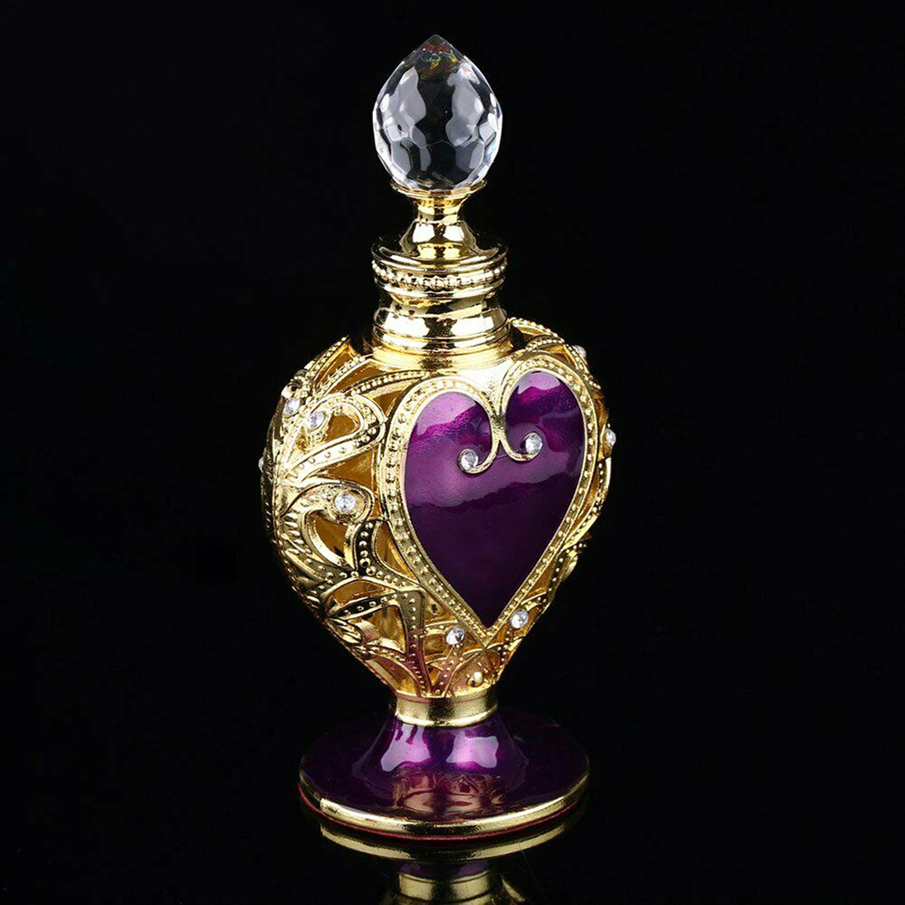 1pc Crystal Perfume Bottle Pur - Vintage Collectible Perfume Bottles review and price