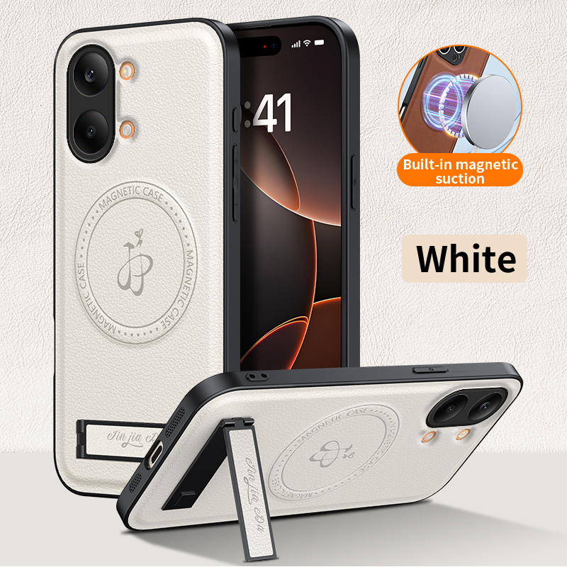 Luxury Leather Stand Phone Cas - Camera Leather Case review and price