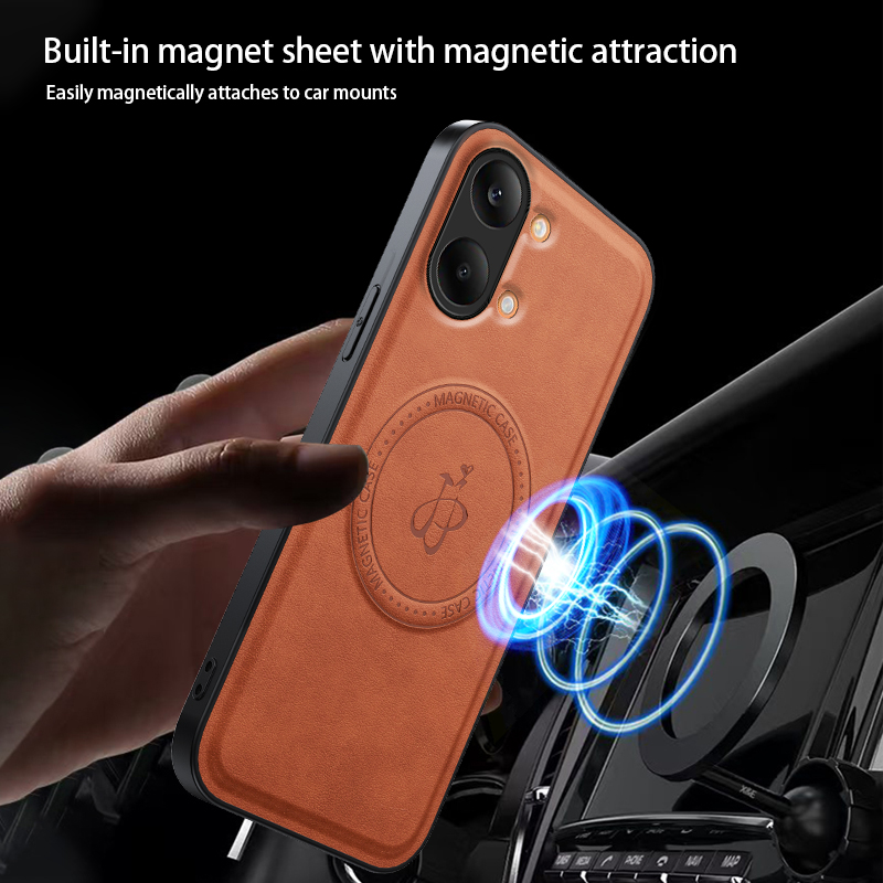 Luxury Leather Stand Phone Cas - Camera Leather Case review and price