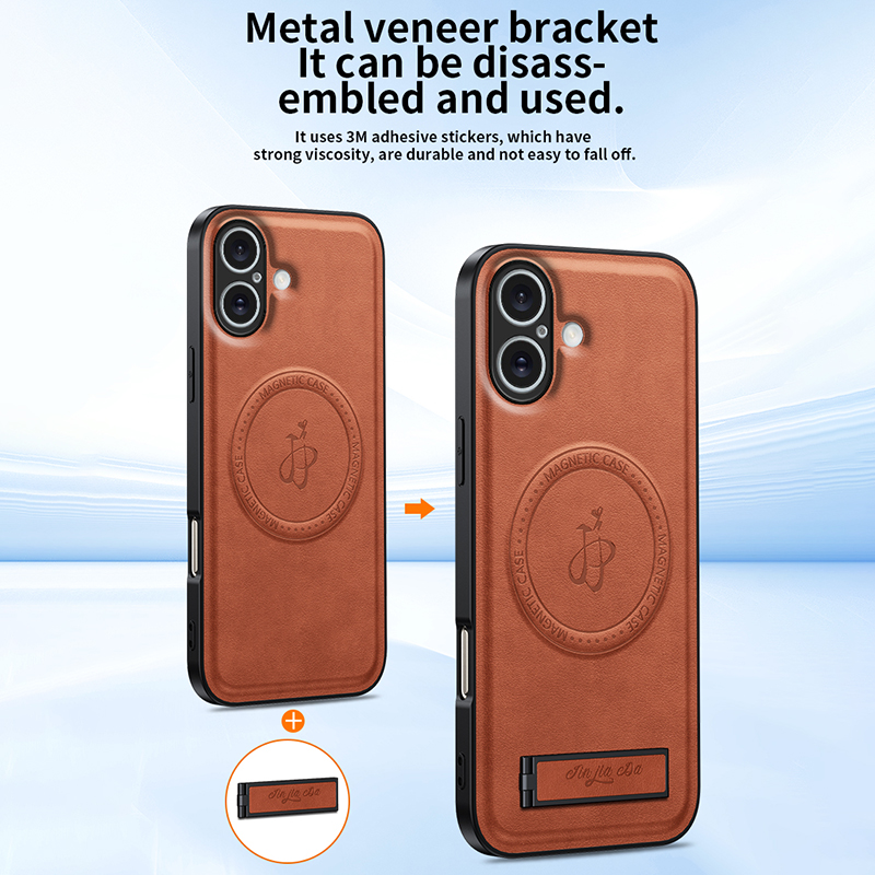 Luxury Leather Stand Phone Cas - Camera Leather Case review and price