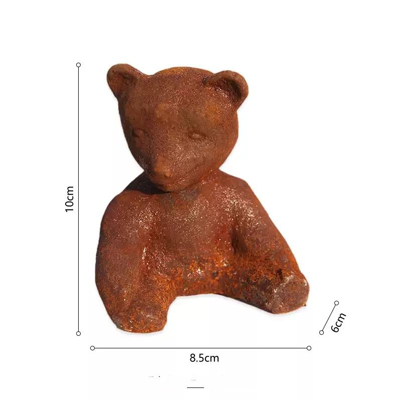 Rustic Cast Iron Bear Figurine - Vintage Collectible Bears review and price