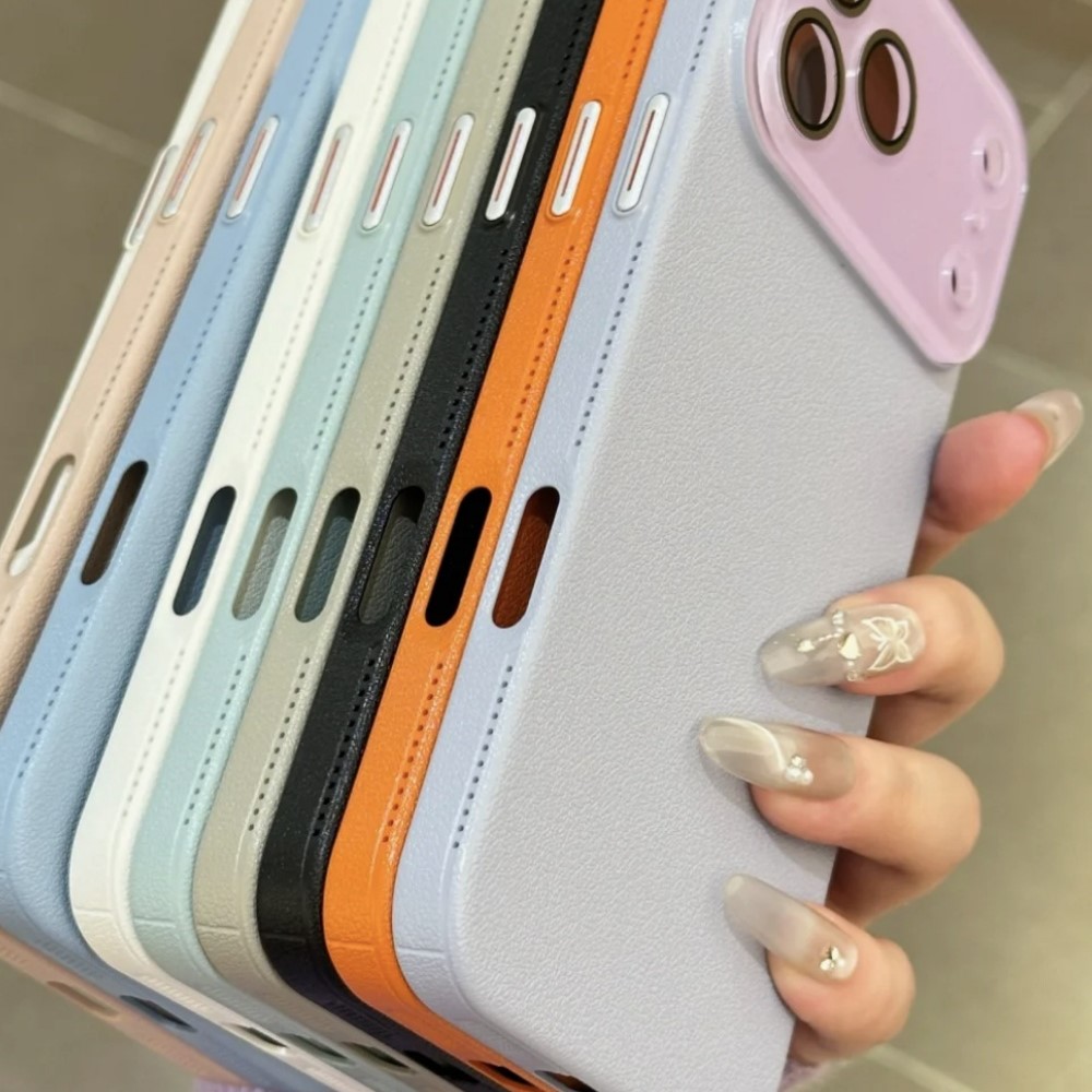 Luxury HD Hard Glass Camera Ca - Camera Leather Case review and price