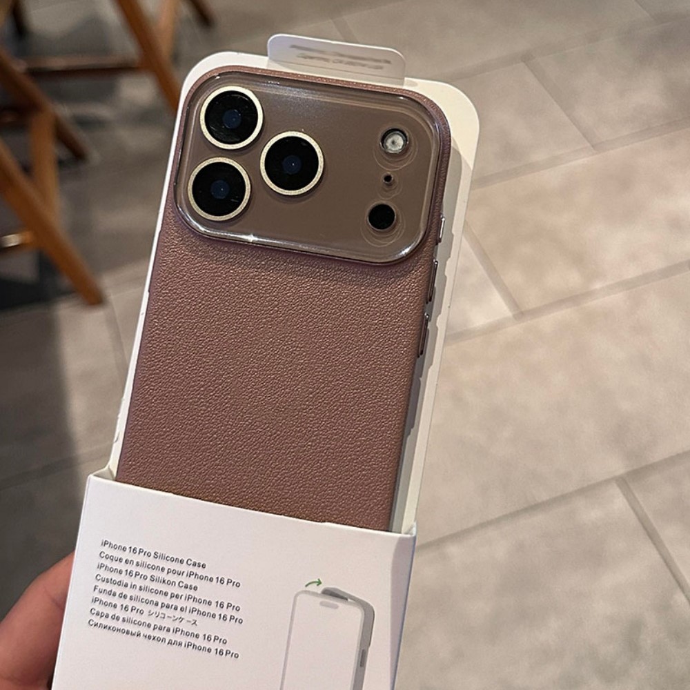 Luxury HD Hard Glass Camera Ca - Camera Leather Case review and price