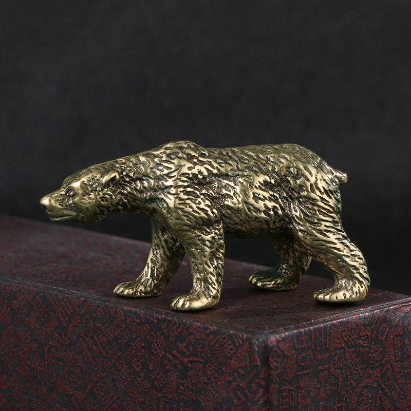 1PC Vintage Solid Brass Bear S - Vintage Collectible Bears review and price