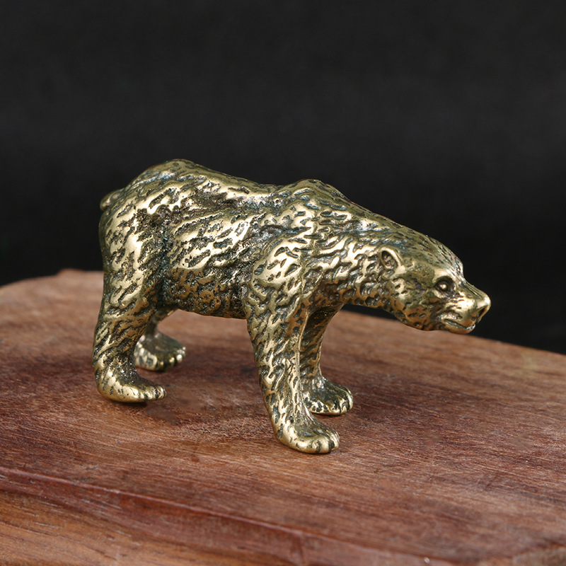 1PC Vintage Solid Brass Bear S - Vintage Collectible Bears review and price