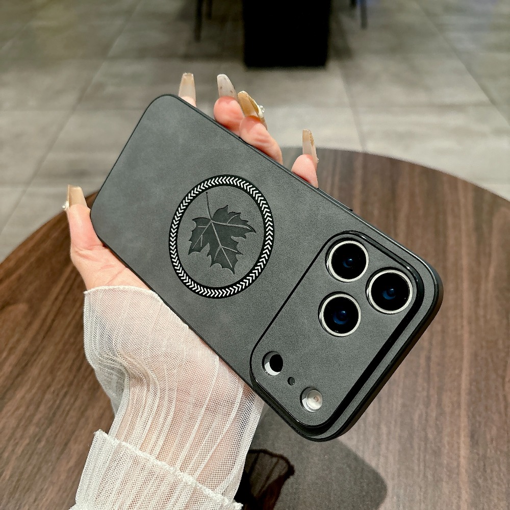 Magnetic Leather Case for iPho - Camera Leather Case review and price