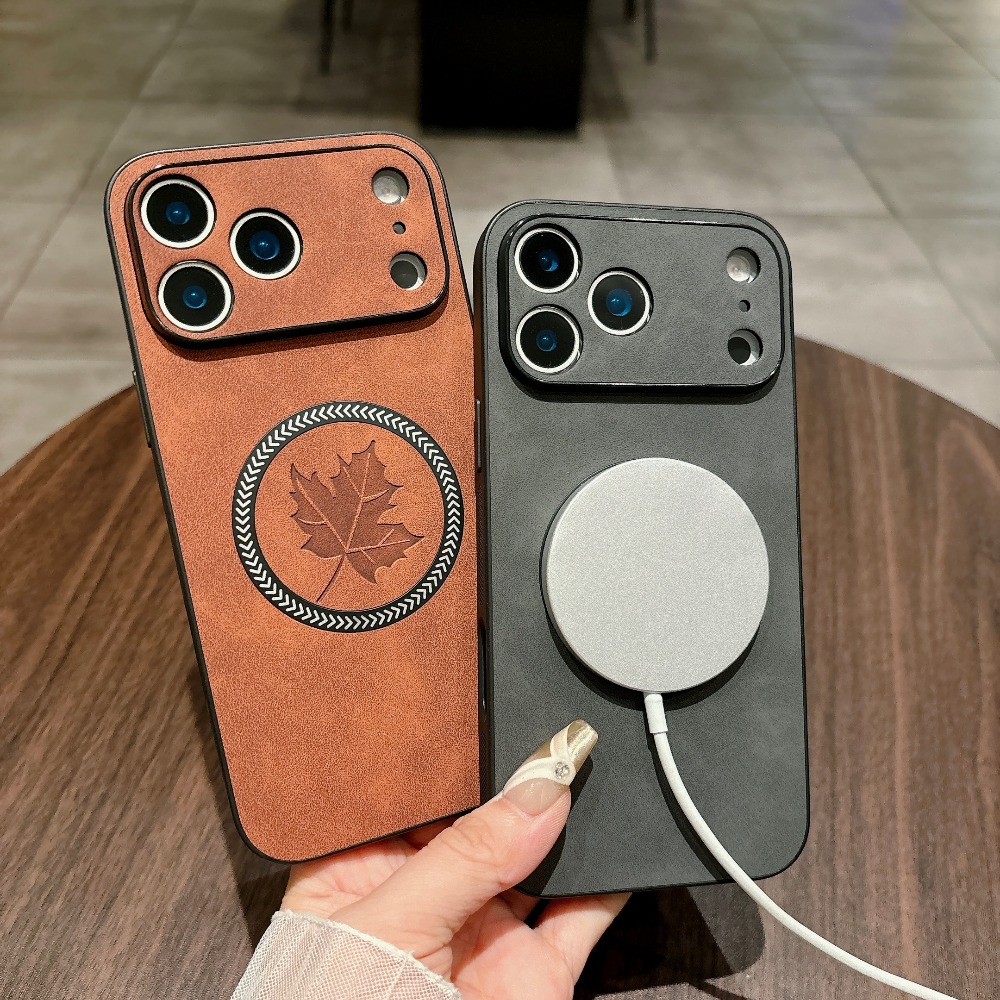 Magnetic Leather Case for iPho - Camera Leather Case review and price