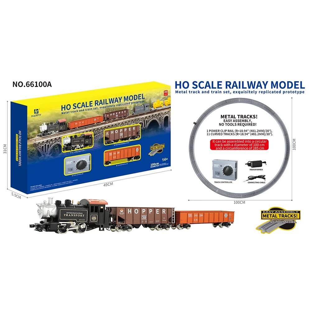 HO Scale Metal Rail Train Mode - Vintage Collectible Toys review and price