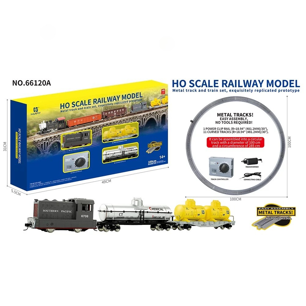 HO Scale Metal Rail Train Mode - Vintage Collectible Toys review and price