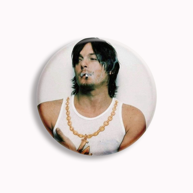 Retro Daryl Dixon Soft Button  - Vintage Collectible Show review and price