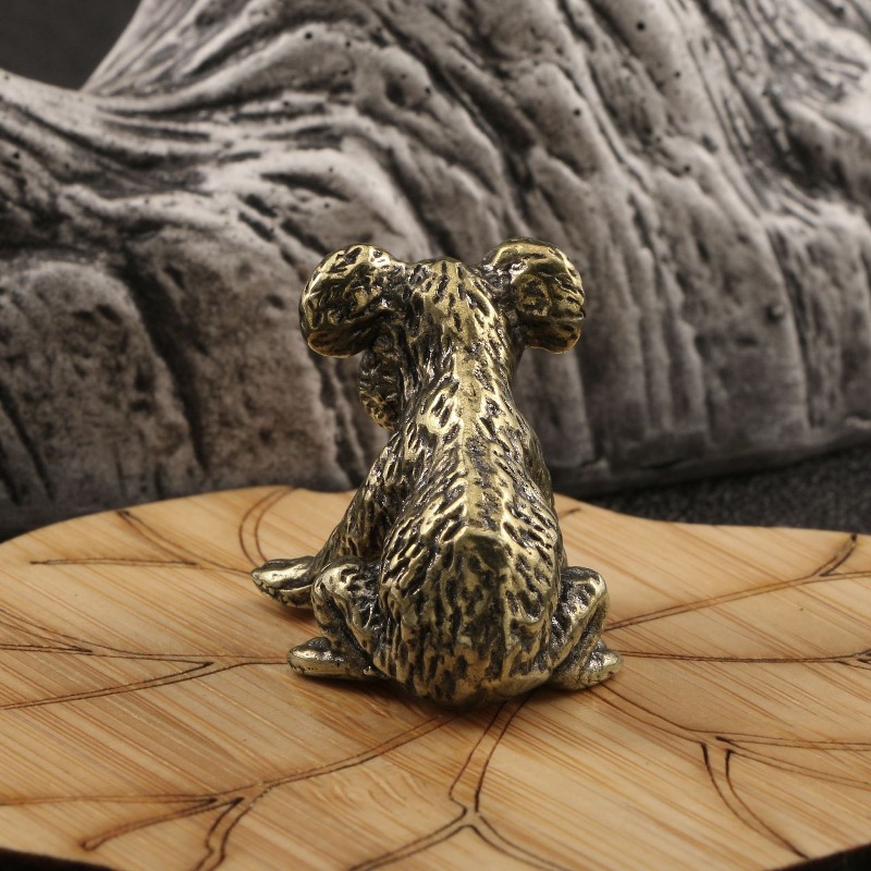 1 PC Vintage Hand Carved Brass - Vintage Collectible Bears review and price