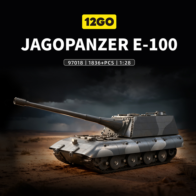 1836pcs MOC adult E-100 Tank D - Vintage Collectible Toys review and price