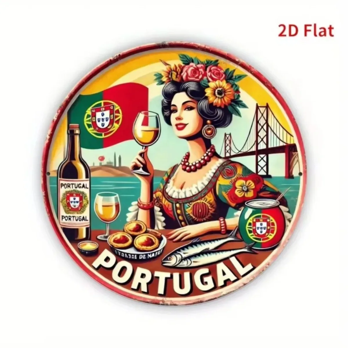 Vintage Retro Round Metal Tin  - Vintage Collectible Tins review and price