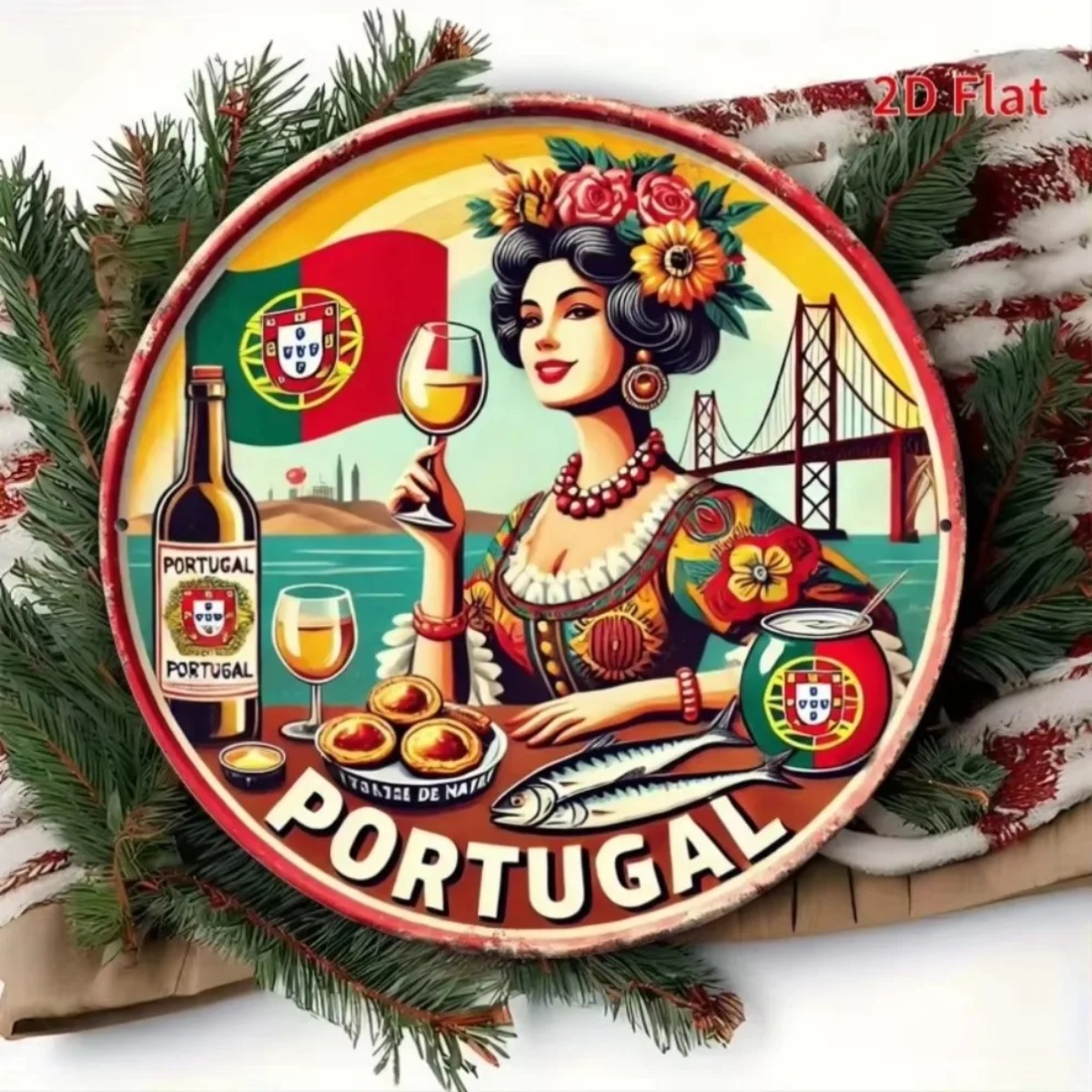Vintage Retro Round Metal Tin  - Vintage Collectible Tins review and price