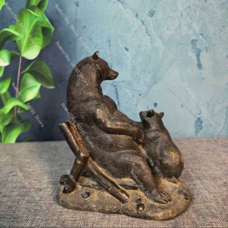 Antique Bronze Bear Ornament V - Vintage Collectible Bears review and price