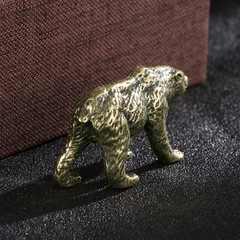Vintage Chinese Solid Brass Be - Vintage Collectible Bears review and price
