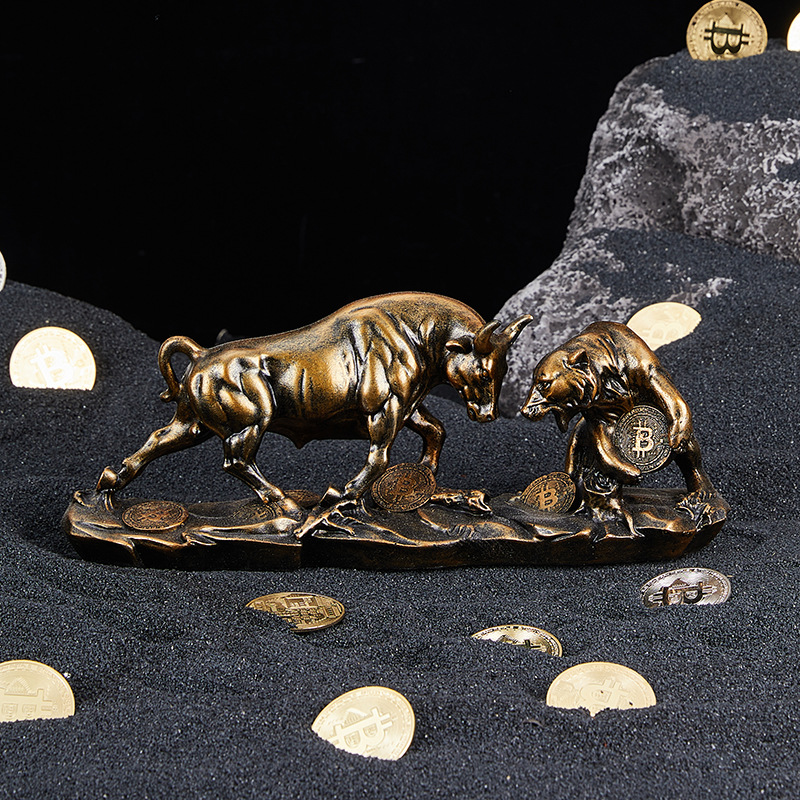 Feng Shui Bear Bull Statue Col - Vintage Collectible Bears review and price