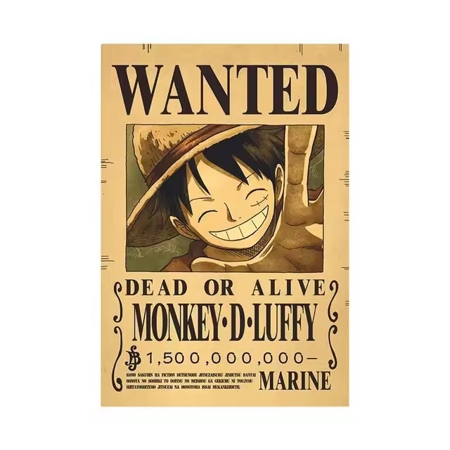 Anime One Piece Bounty Wanted  - Vintage Collectible Toys review and price