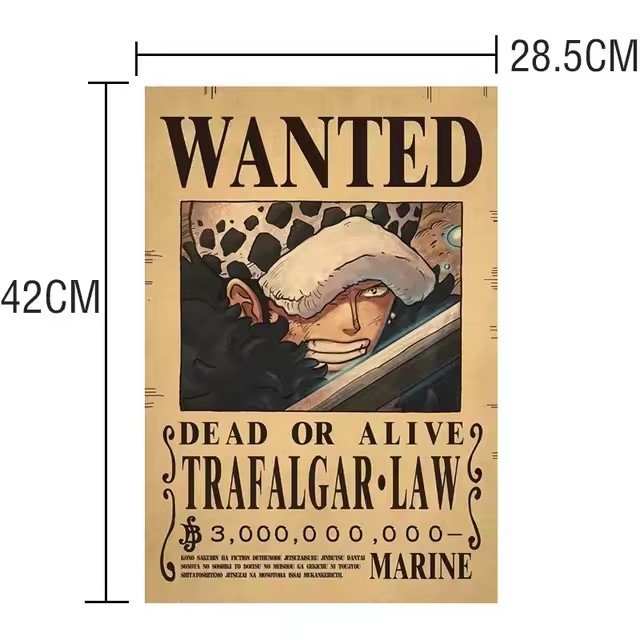 Anime One Piece Bounty Wanted  - Vintage Collectible Toys review and price