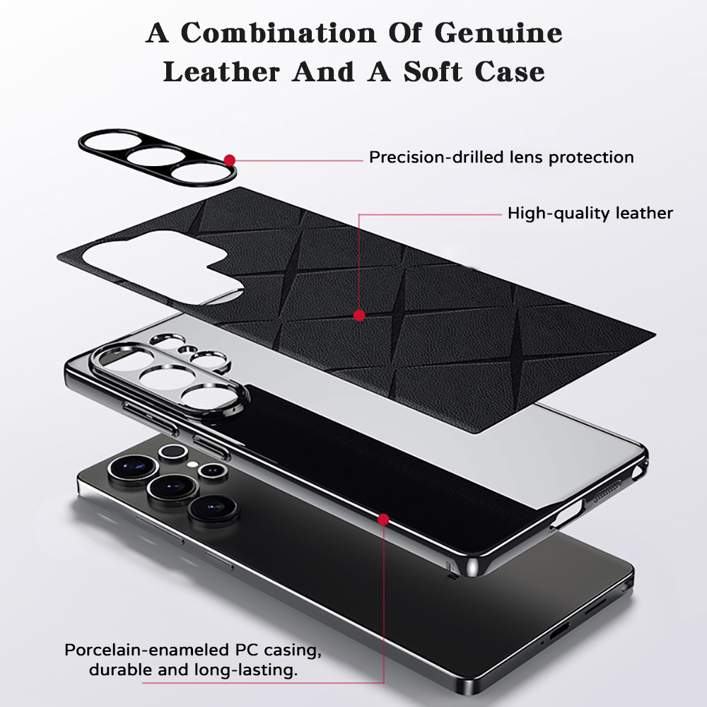 Leather Plating For Samsung S2 - Camera Leather Case review and price