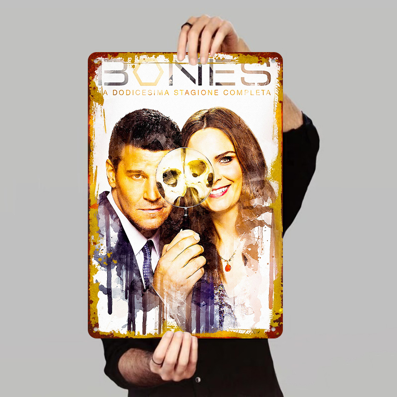 Bones Season 12 Poster Metal T - Vintage Collectible Show review and price